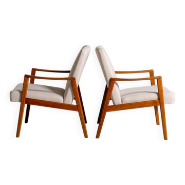 Scandinavian teak armchairs, 1950s/60s