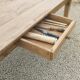 Solid oak farmhouse table 220cm x 75cm
