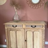 Parisian sideboard in raw wood