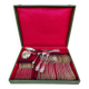 38-piece silver-plated cutlery set by Apollo.