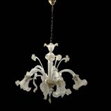 Venetian Murano Glass Chandelier 5 Lights