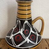 Vase from West Germany in ceramic from the 1960s.
