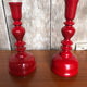 Old candle holders le bon marché turned wood