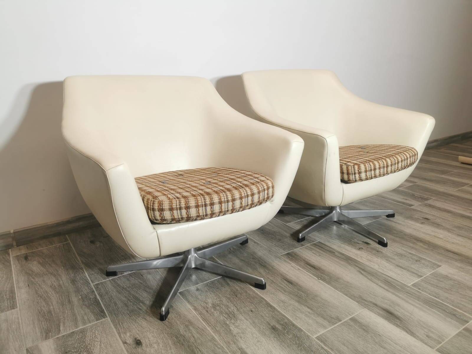 Mid century armchairs