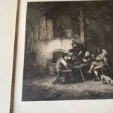 Tableau gravure de Adriaen  Van Ostade
