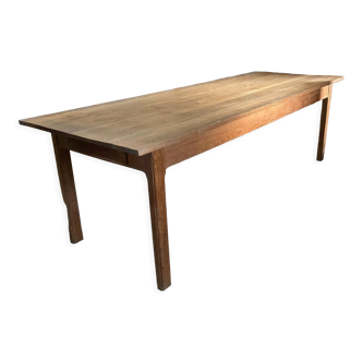Oak farmhouse table