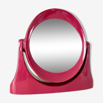 Vintage plastic magnifying swivel mirror from the 70s