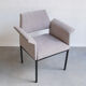 Fauteuil Bridge moderniste de Jean Domps, édition Trefac vers 1958