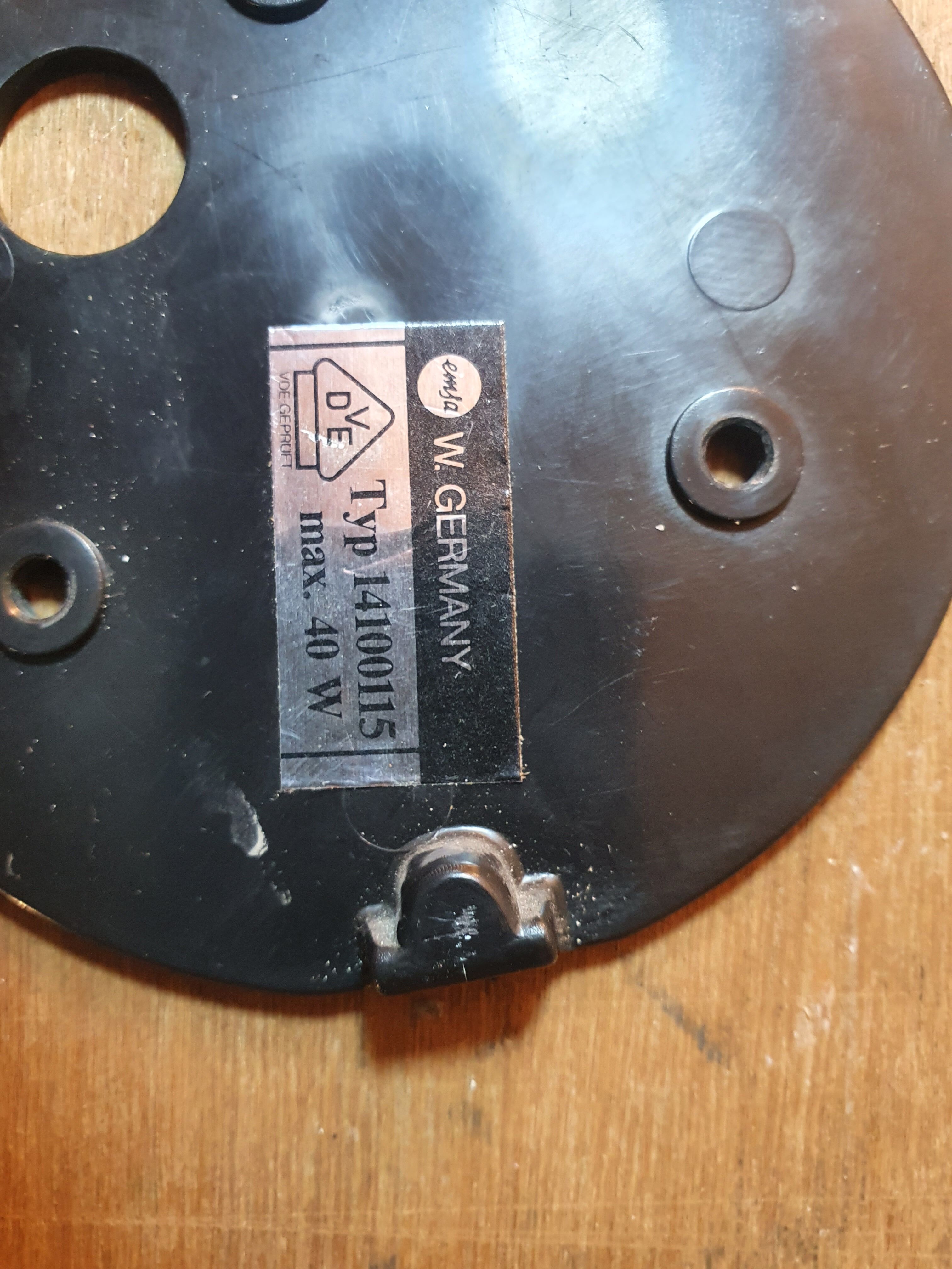 Pair of vintage 70s wall lights