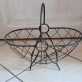 Wrought iron basket