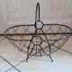 Wrought iron basket