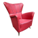 Isa Bergamo - armchair - pressure-moulded brass feet