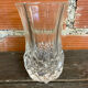 Vase ancien cristal d’arques modèle longchamp médicis verre moulé vint