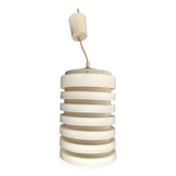 White lacquered metal pendant light - Hans-Agne Jakobsson