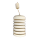 White lacquered metal pendant light - Hans-Agne Jakobsson