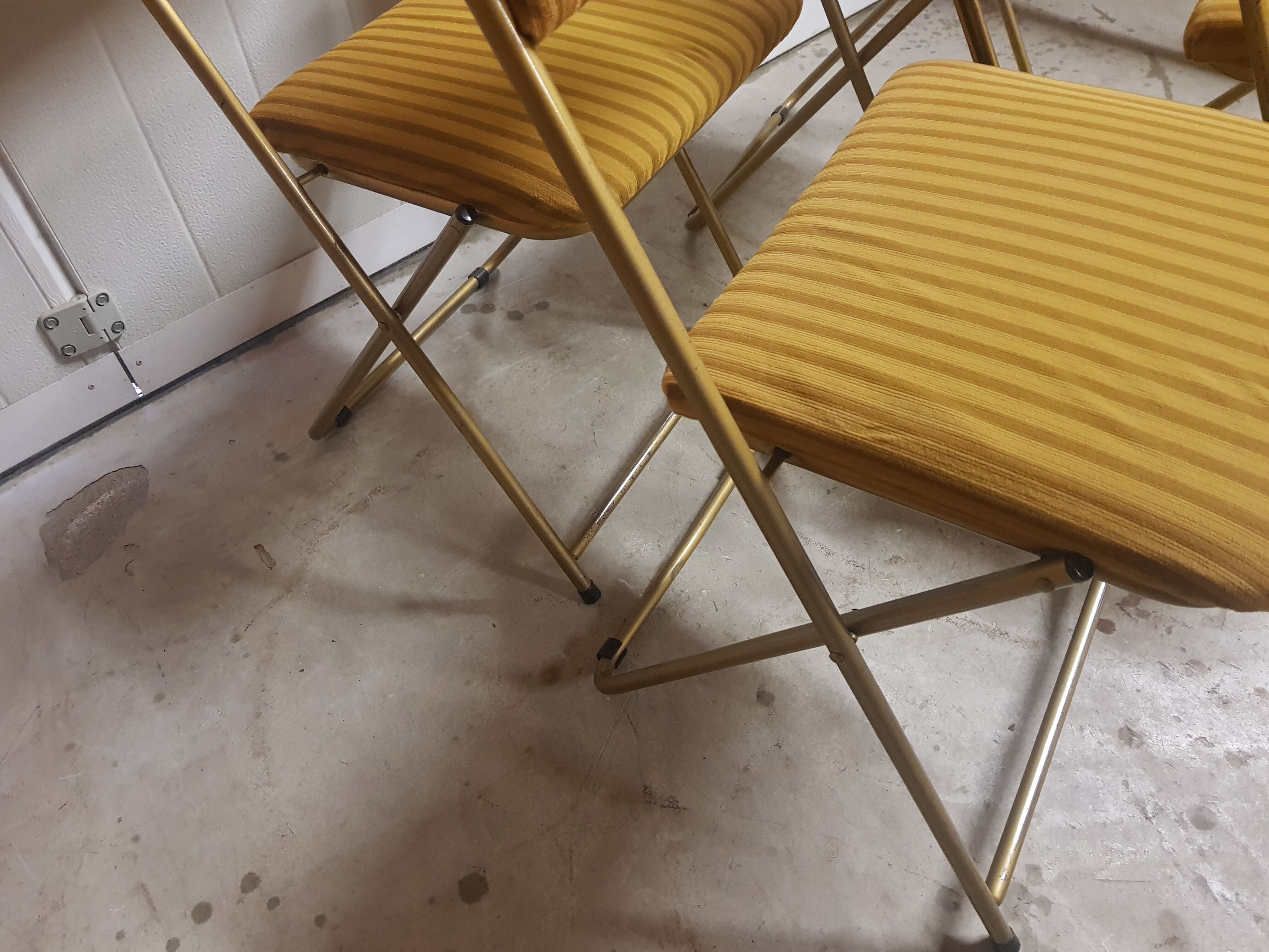 4 lafuma chairs folding 70 years