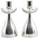 Pair of silver candlesticks by Gosthlin, Sweden, 1960. Signed.