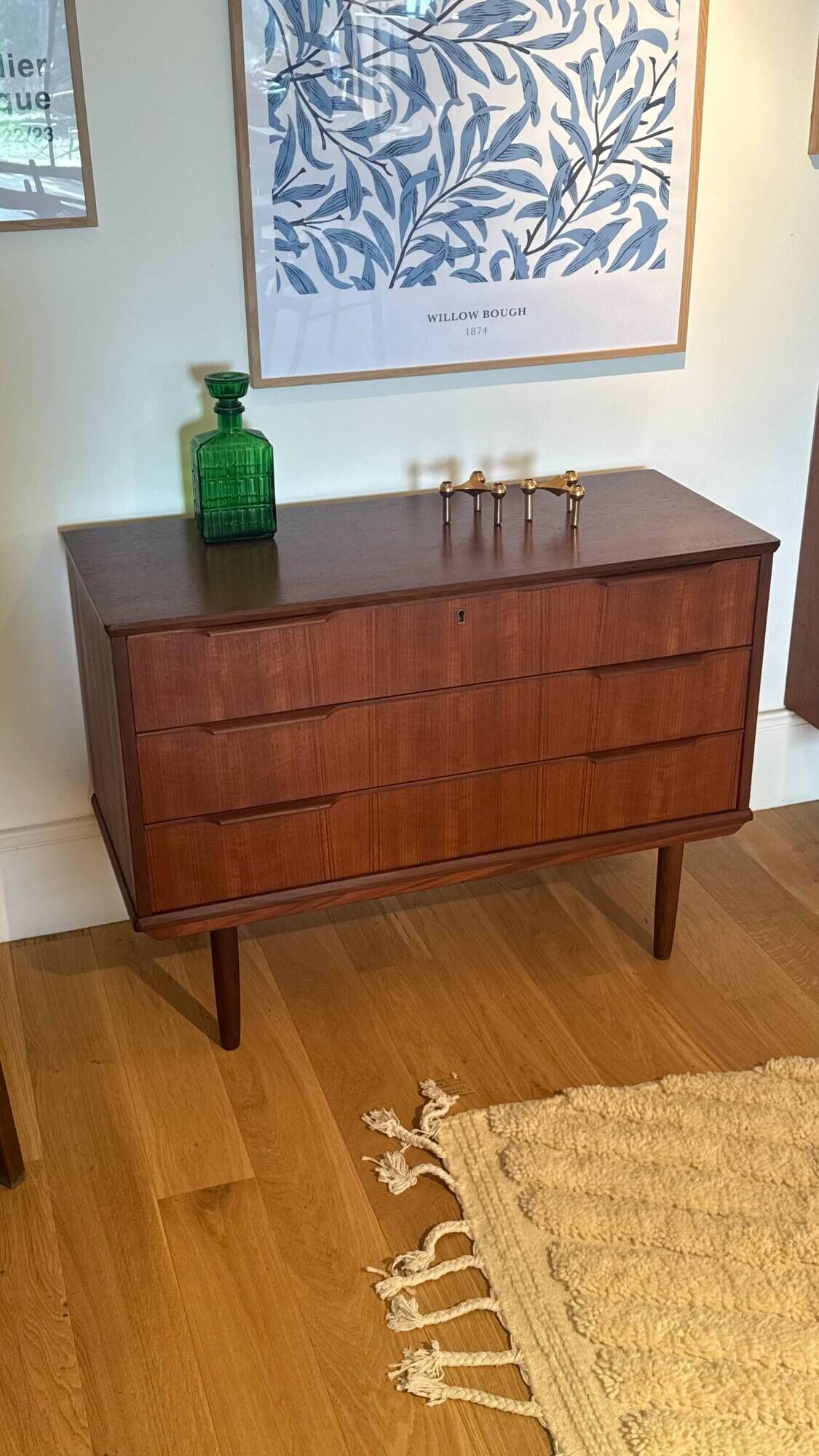 Vintage Scandinavian "Ingrid" teak chest of drawers