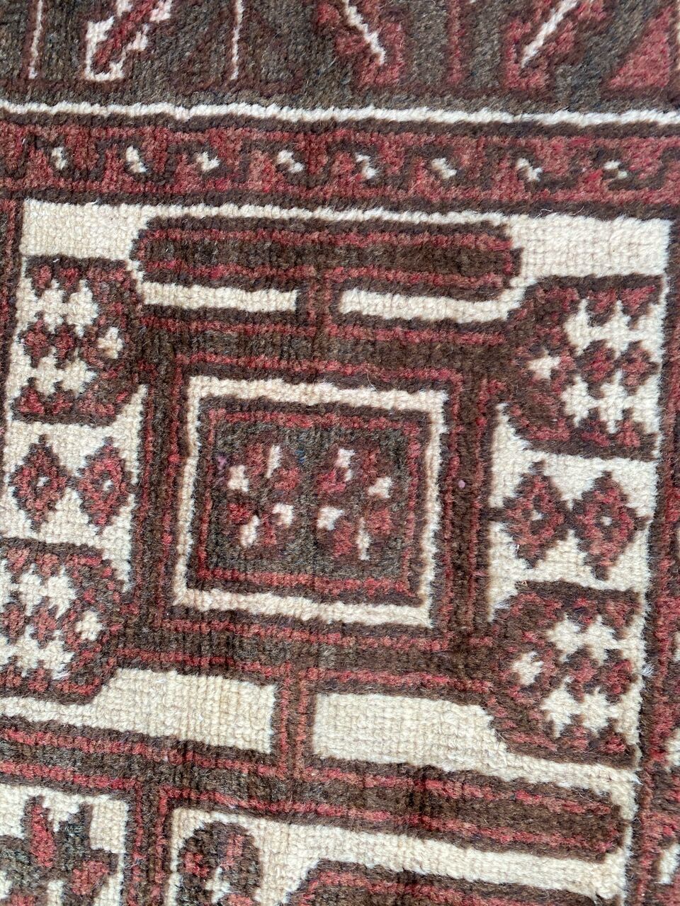 Vintage persian carpet hamadan 128x212 cm
