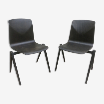 Set of 2 Galvanitas S22 chairs