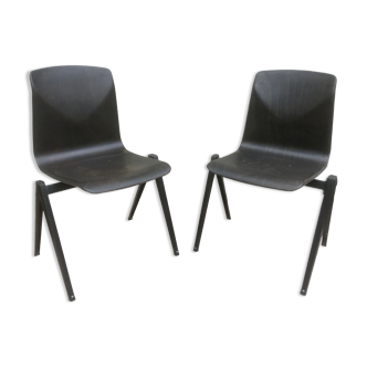 Set of 2 Galvanitas S22 chairs