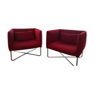 Fauteuil rouge sur mesure