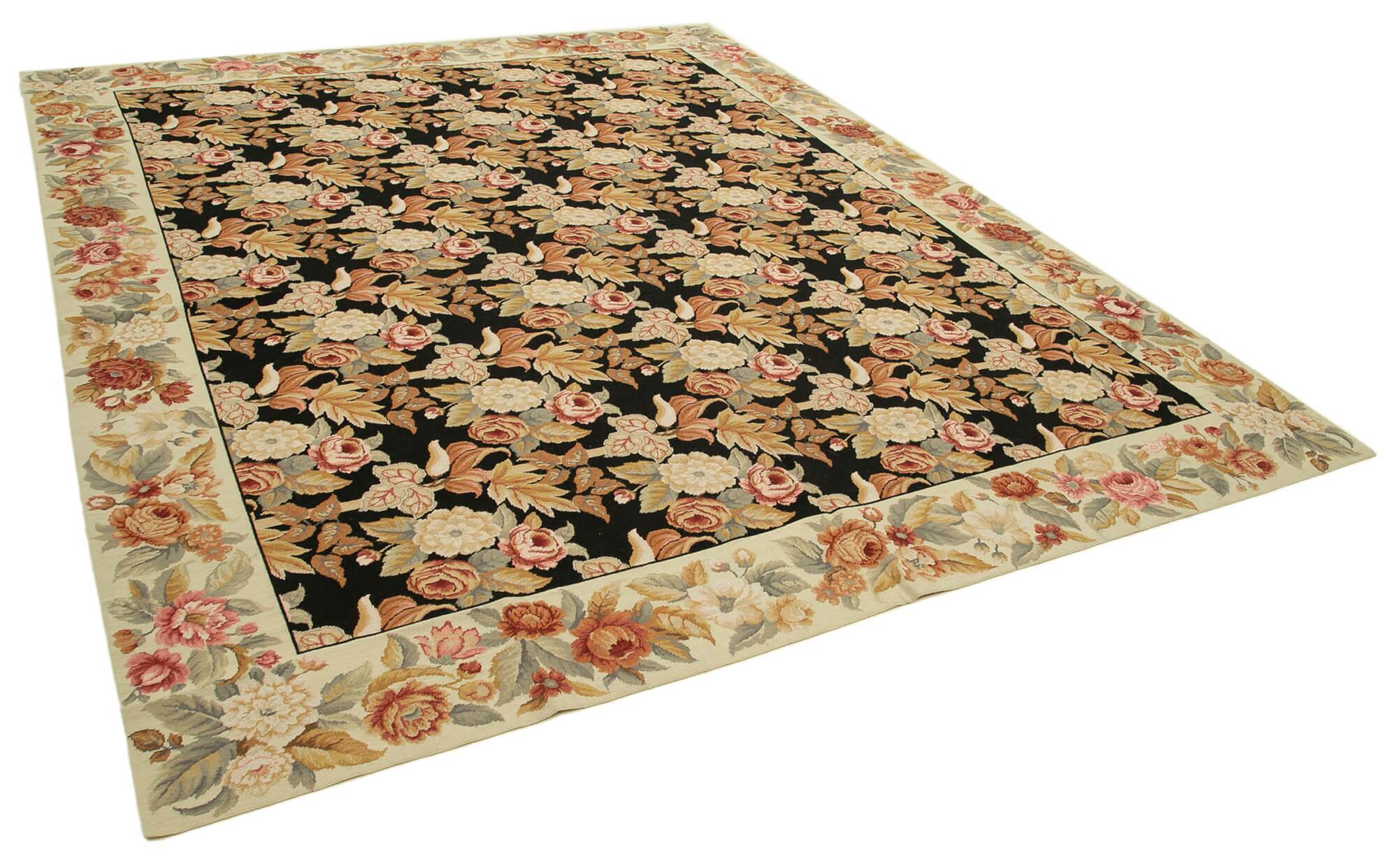 Handmade Vintage Flatweave Needlepoint Kilim 245 cm x 304 cm