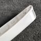 Vintage white porcelain ceramic bathroom wall shelf from the 1950s