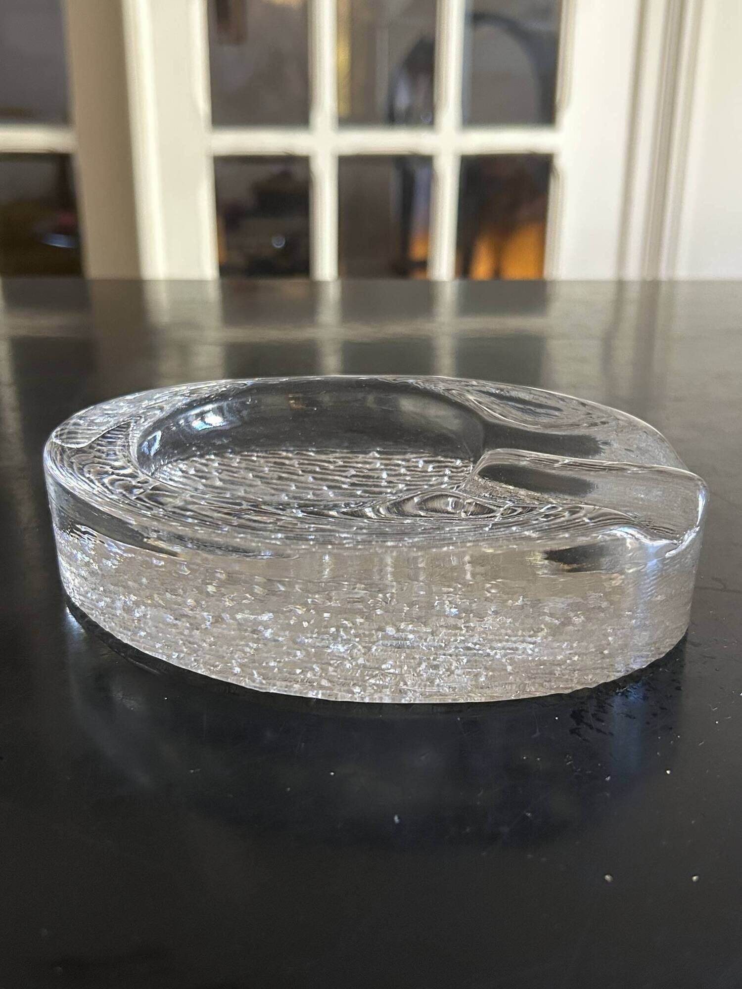 Scandinavian crystal ashtray 1960s/1970s