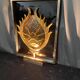 Applique sculpture tortue en resine