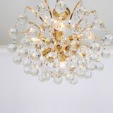 Chandelier with crystal balls 1970s