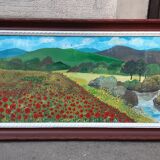 Table "poppies" 135x66