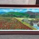 Tableau "les coquelicots " 135x66