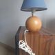 Wooden floor lamp