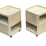 Set of Two Componibili by Anna Castelli Ferrieri for Kartell