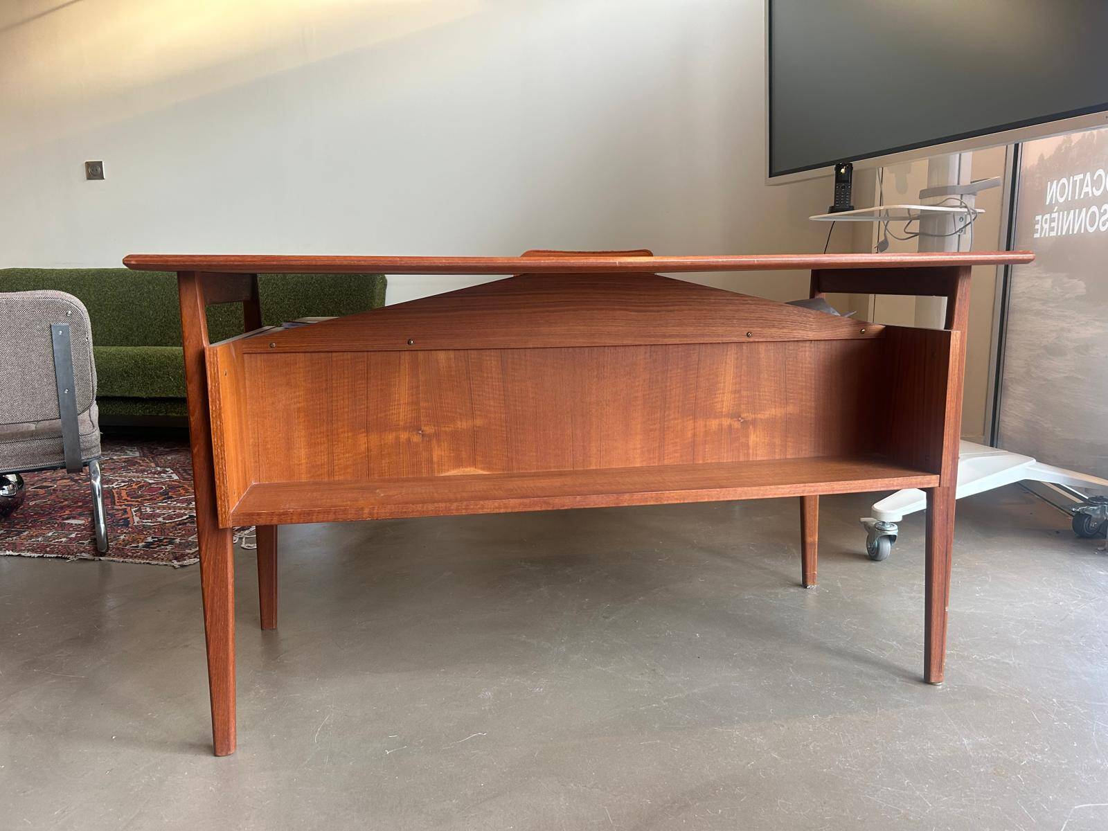 Danish desk from the 1960s by Gunnar Tibergaard.