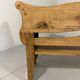 Antique oak bench in Biedemeier style 1860-1900