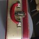 Authentic cardboard suitcase from the 60s