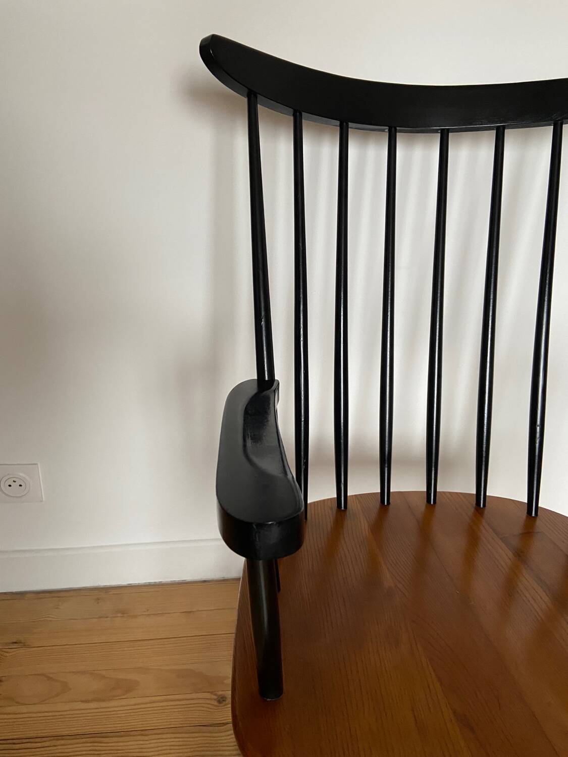 Vintage Scandinavian design rocking chair