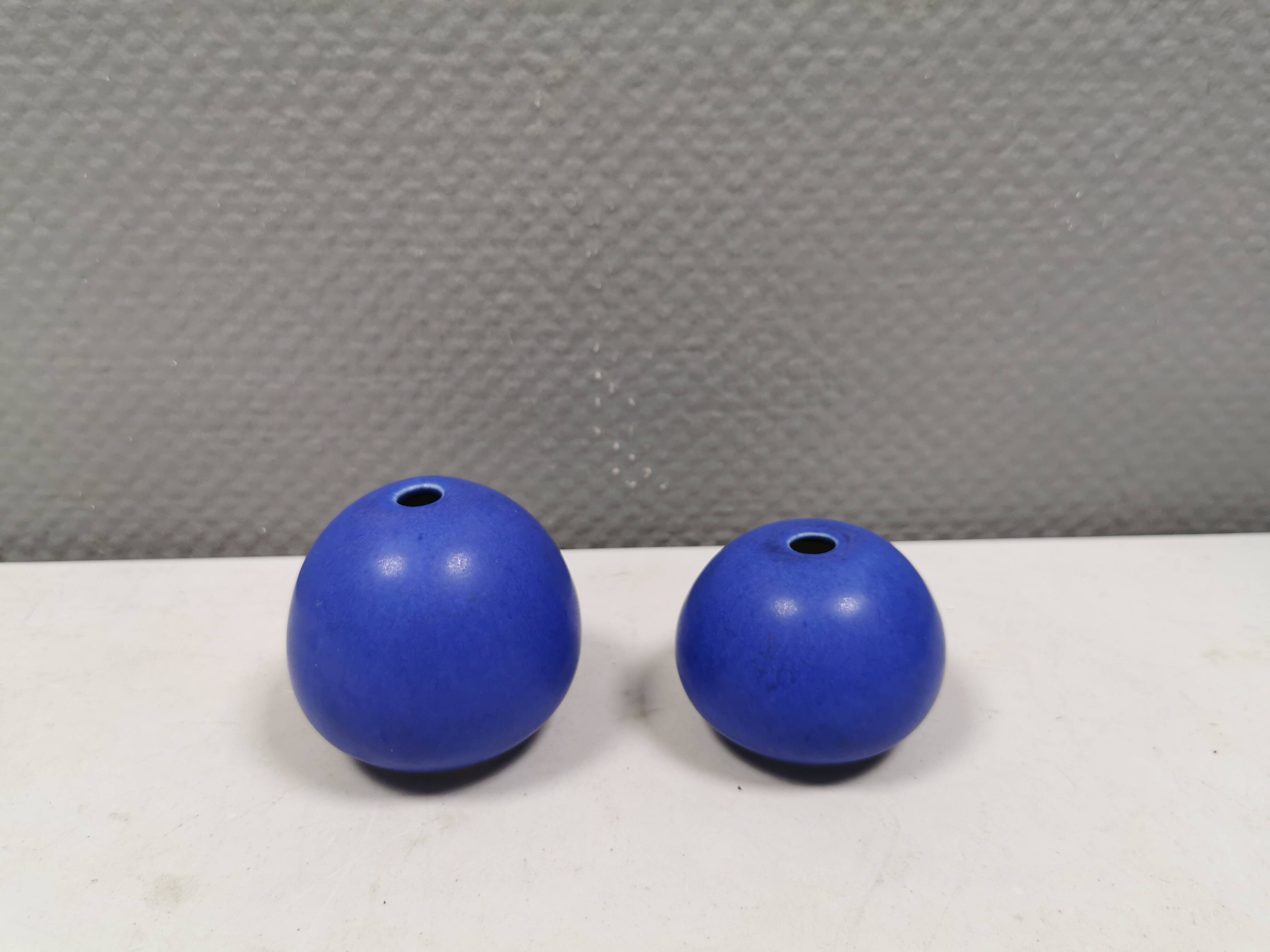 Two beautiful small vases by Preben Brandt Larsen (PBL) Denmark 1980s