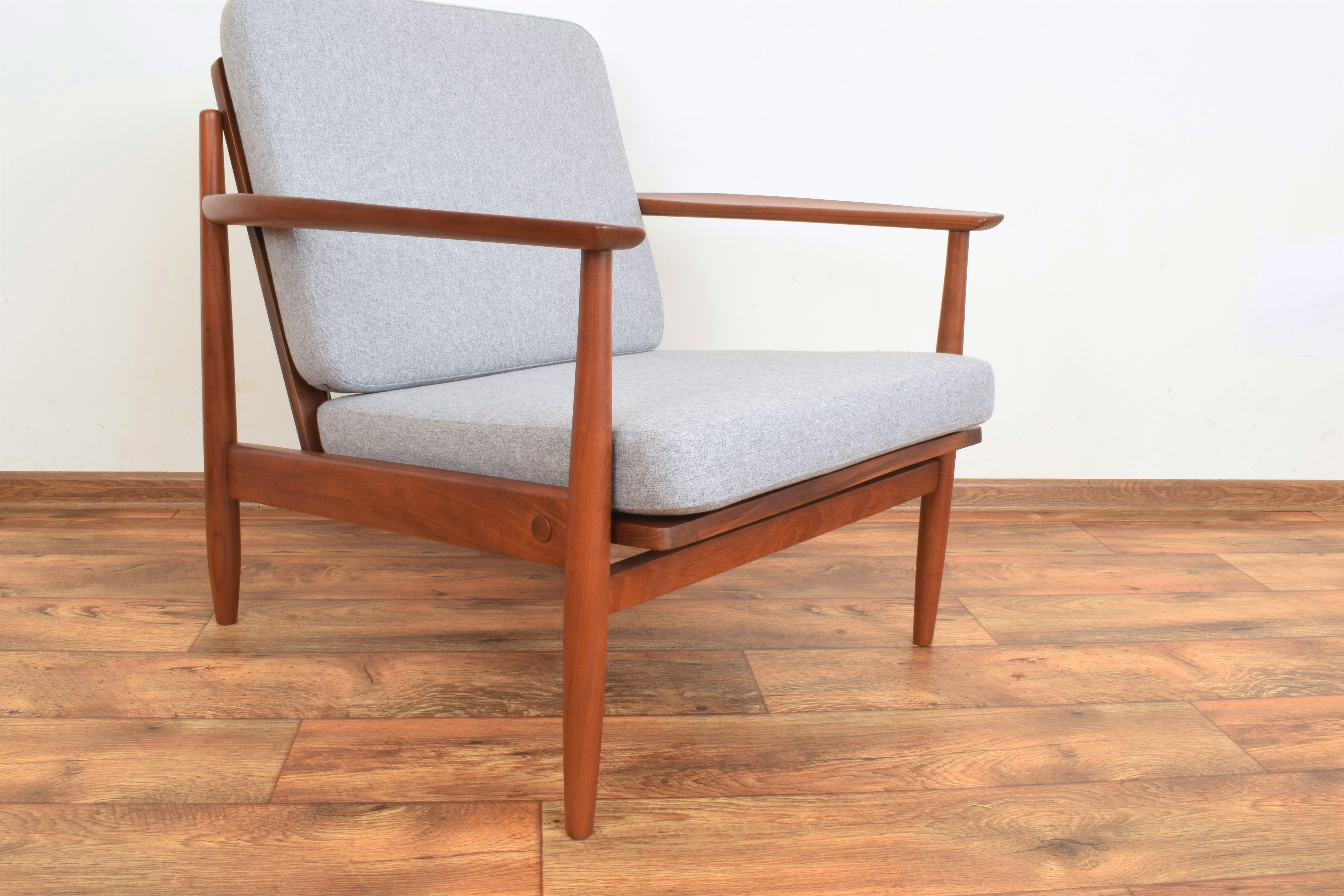 Danish teak lounge chairs, set of 2.