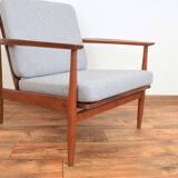 Danish teak lounge chairs, set of 2.