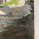Oil on vintage panel