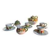 Chaumette earthenware tea service