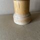 Small old turned wood lamp
