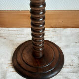 Fifth wheel ashtray turned wooden 1940 art deco