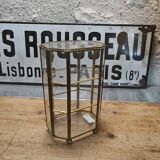 Vintage brass display cabinet