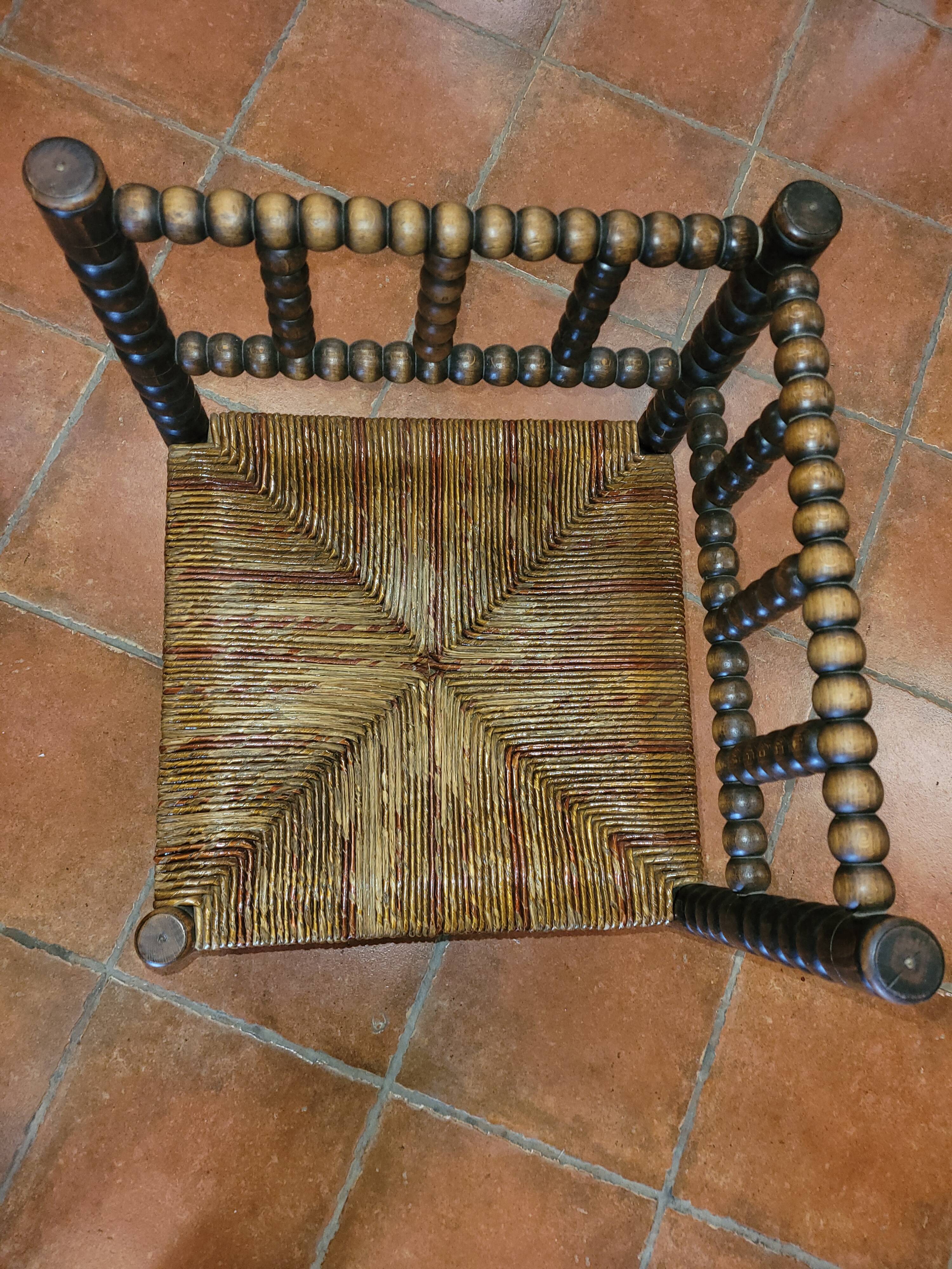 Old glitter corner chair