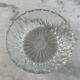 Coupelle en verre taillé estampillée France 11cm