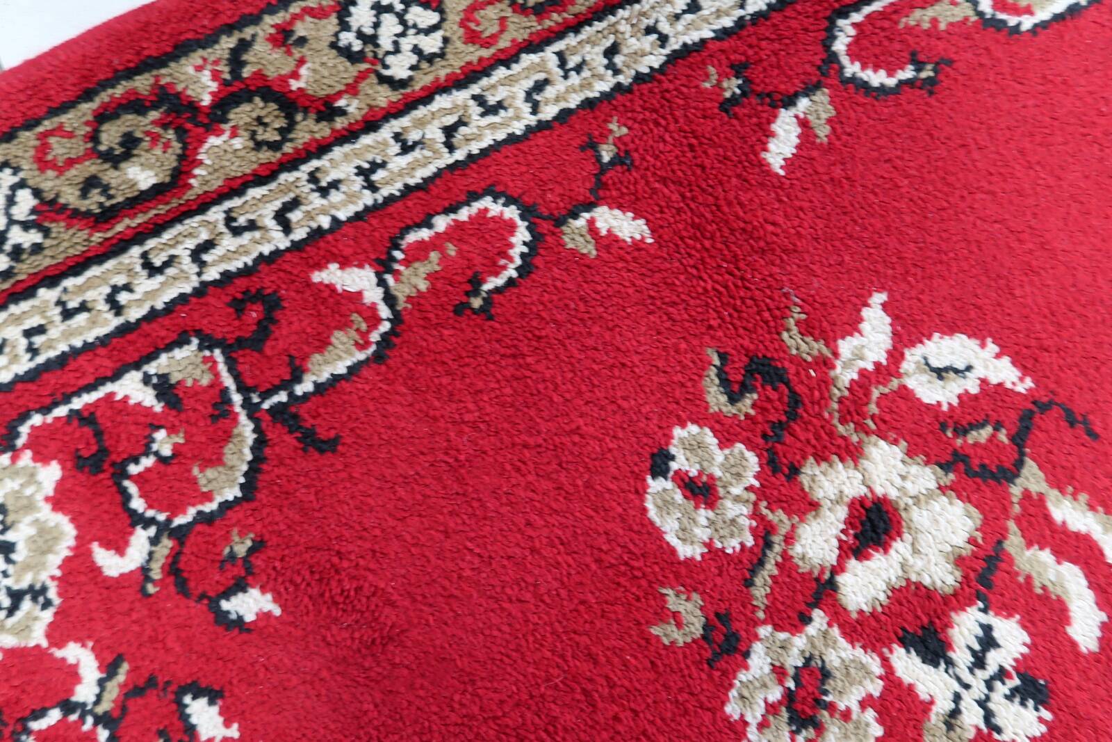 Tapis Savonnerie français vintage en laine – 129 x 199 cm - 1C1038